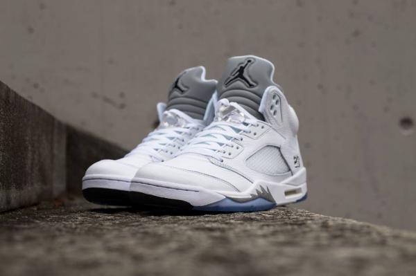 Jordan 5 Retro - White/Metallic Silver