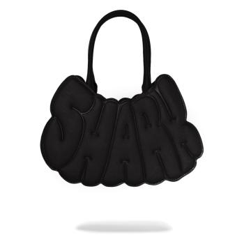 METALLIC DRIP SHARK BUBBLE LETTERS HANDBAG