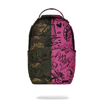 SPLIT PINK AND CAMO DLX BACKPACK