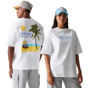 NE VACATION GRPHC OS TEE NEWERA WHI