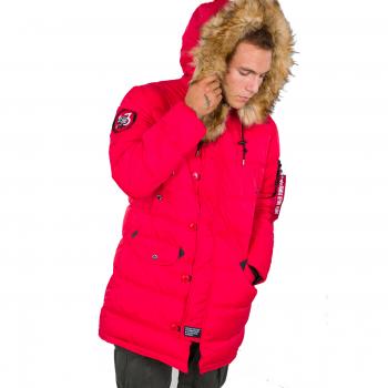 Jackets ALPHA INDUSTRIES N 3B PUFFER FD 198153 Man speed red FootCourt